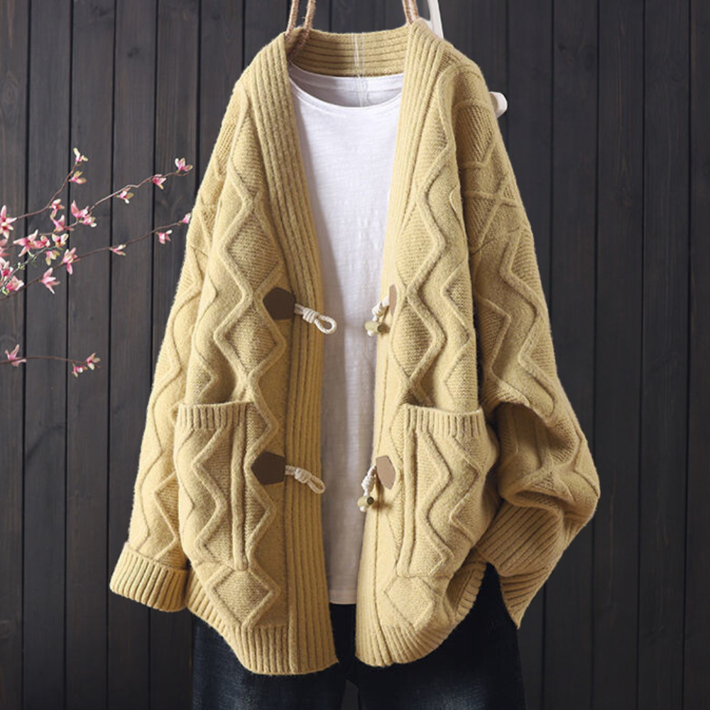 Ivyshape | Modern Winter Cardigan for Women