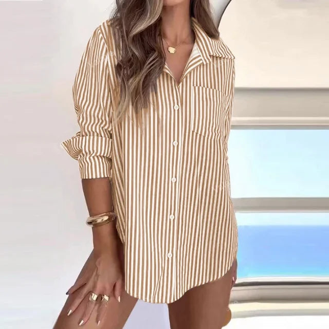 Trendy Striped Blouse for Women