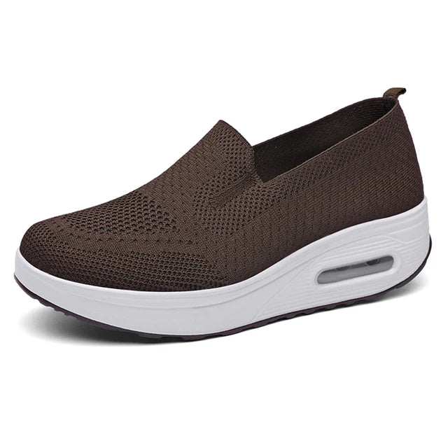 Supportive Air Cushion Platform Mules for Women