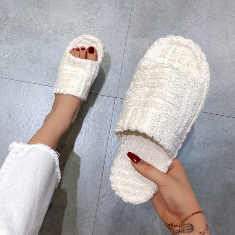 Ivyshape | Women'S Casual Platform Slippers