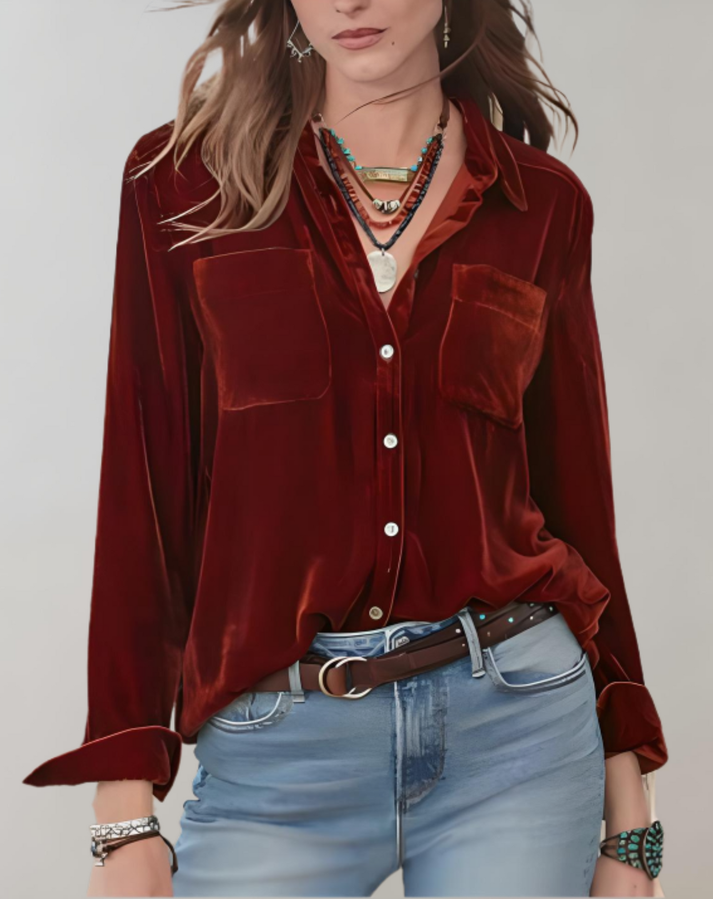 Ivyshape | Velvet Top