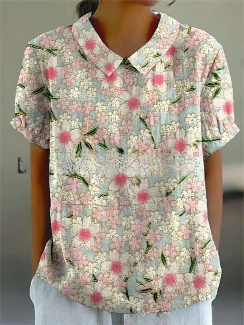 Ivyshape | Women's Floral Shirt Comfy