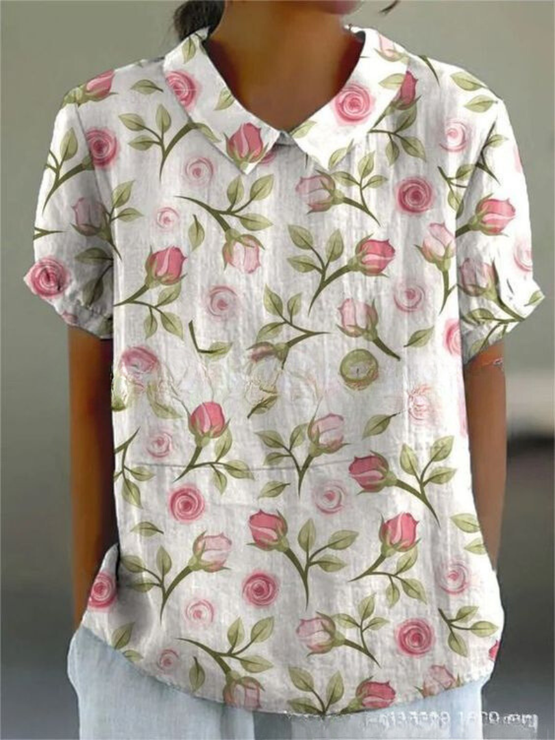 Ivyshape | Women's Floral Shirt Comfy