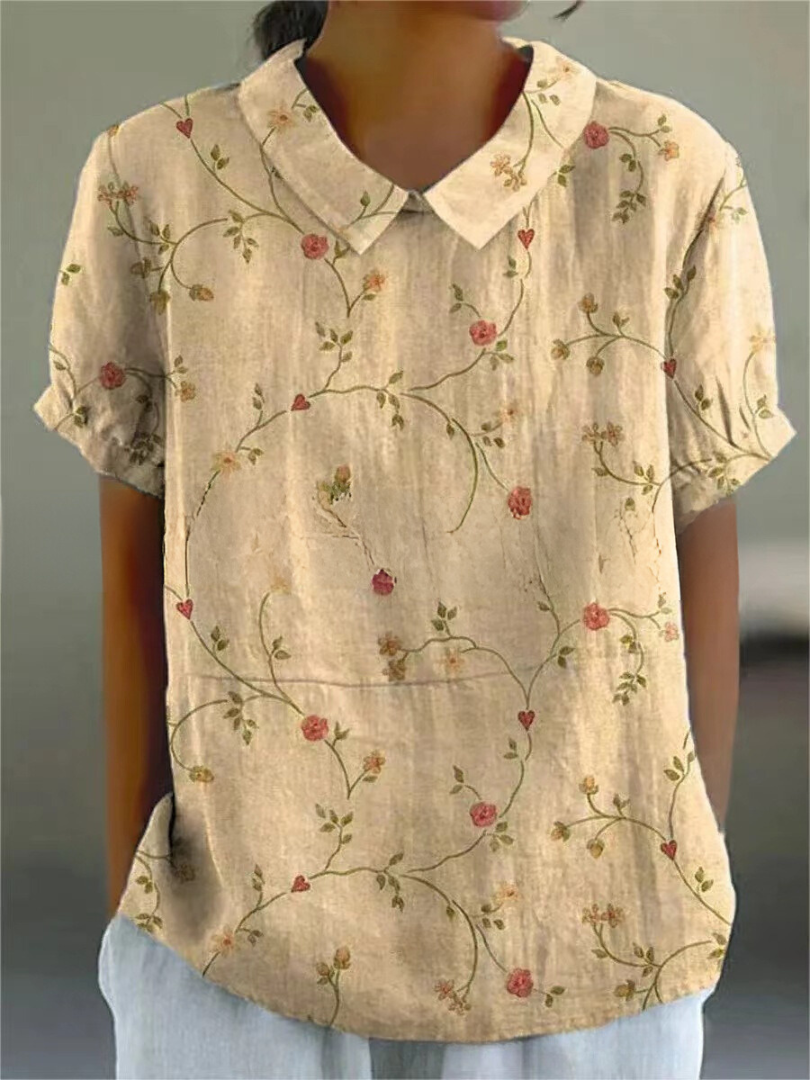 Ivyshape | Women's Floral Shirt Comfy