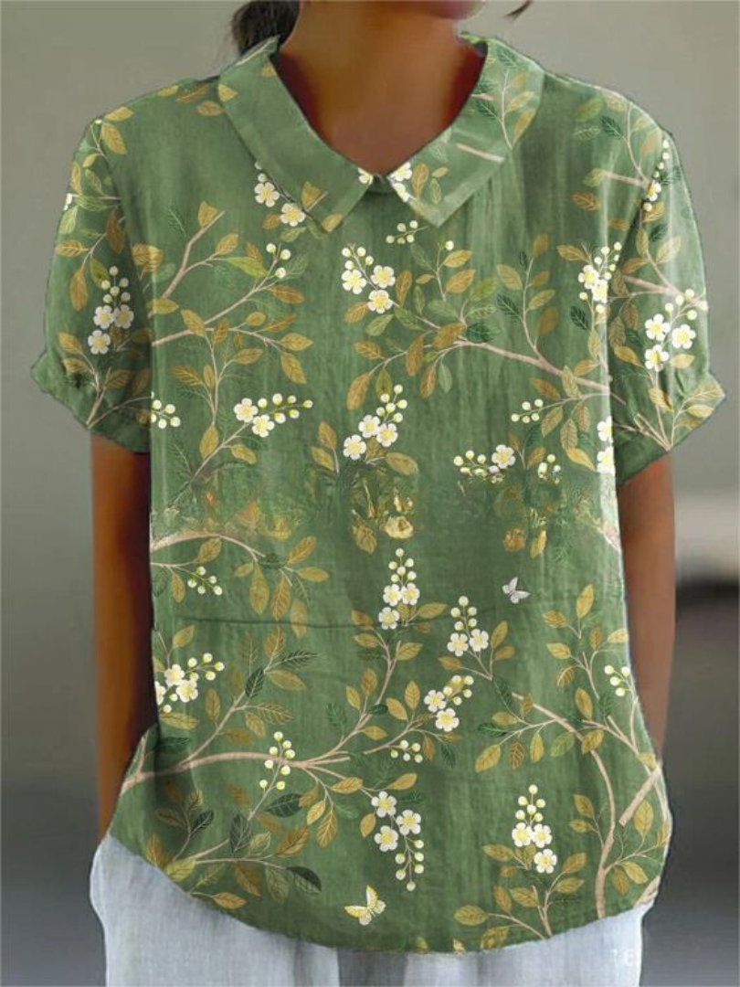 Ivyshape | Women's Floral Shirt Comfy