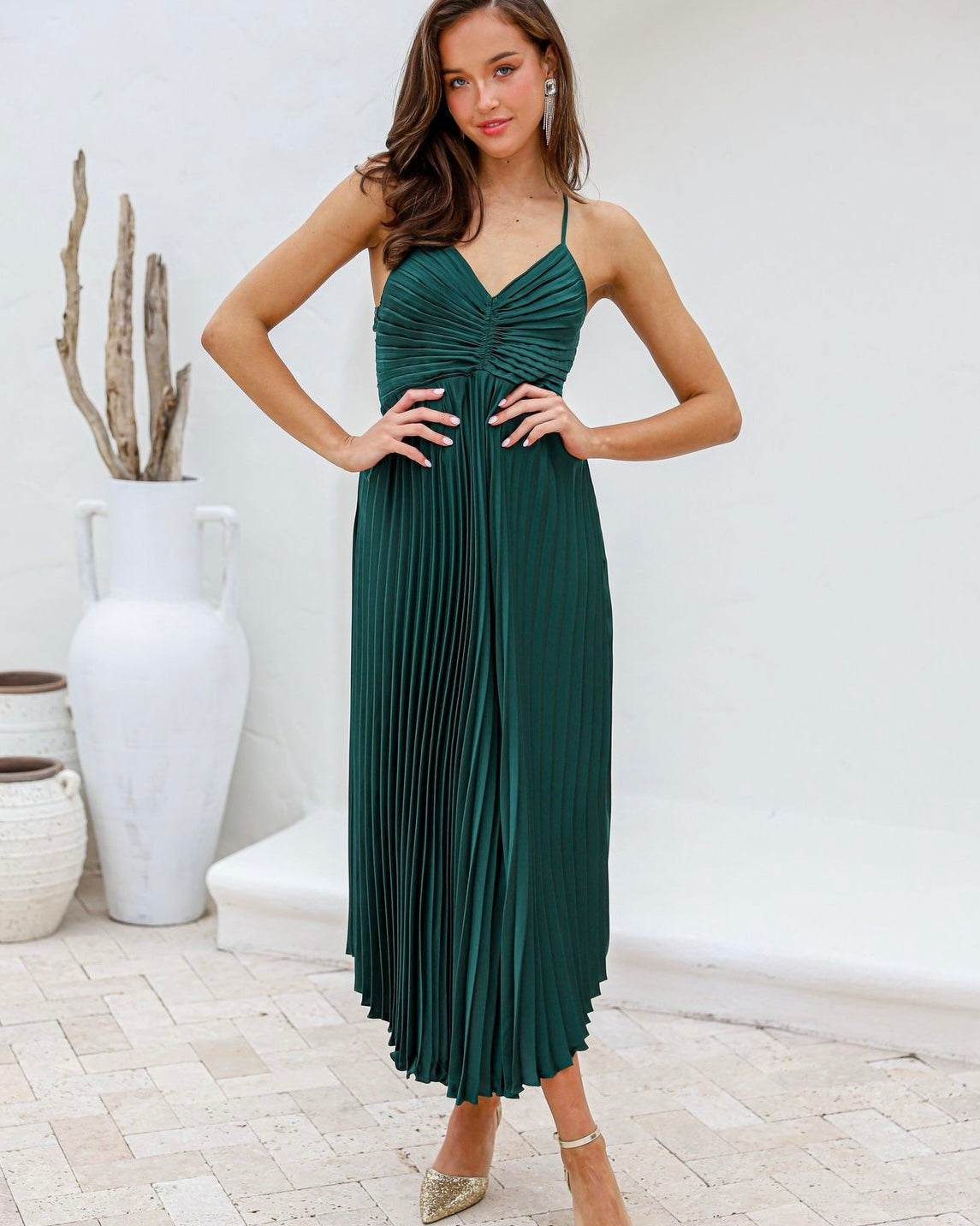 Midi Dress Emerald