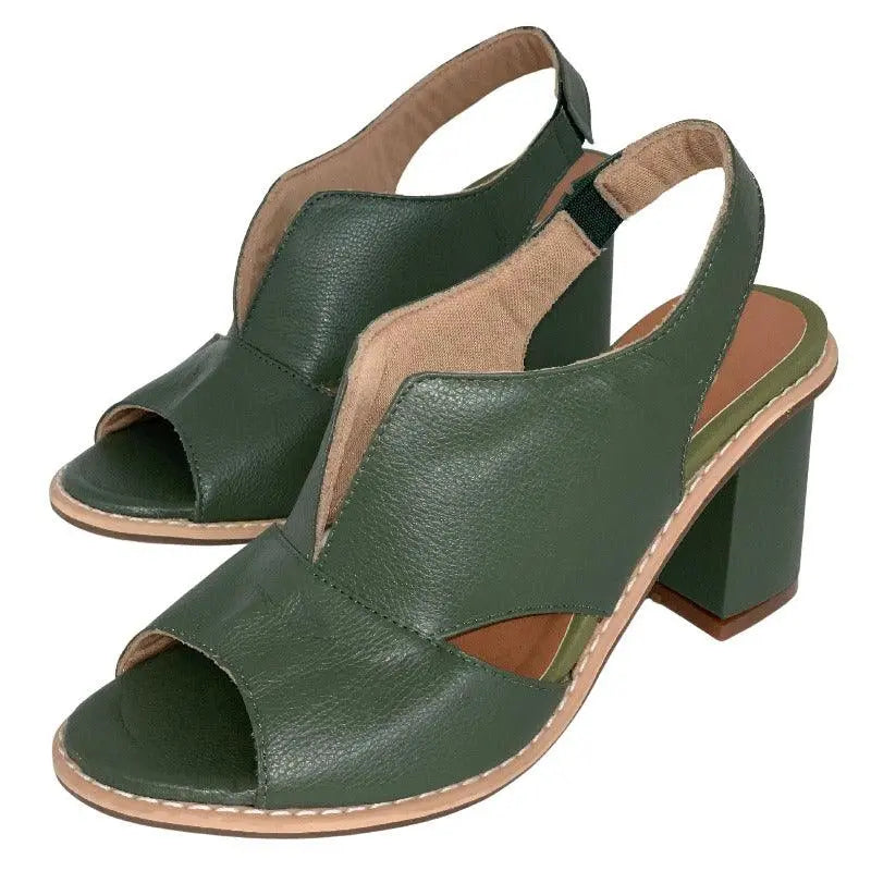 Ivyshape | Chic and Stylish Leather Sandals