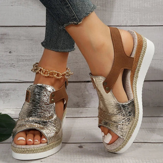 Ivyshape | Women's Wedge Sandals for Stylish Comfort