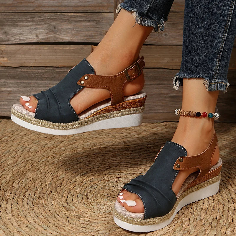 Ivyshape | Women's Wedge Sandals for Stylish Comfort