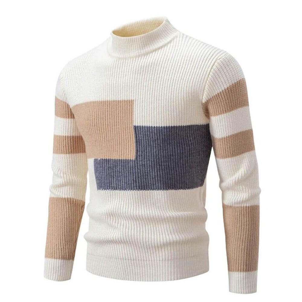 Ivyshape | Men's Colorblock Sweater