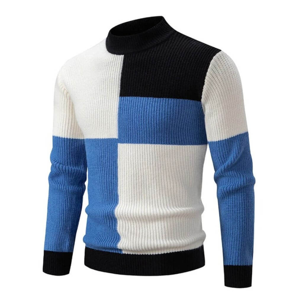 Ivyshape | Men's Colorblock Sweater