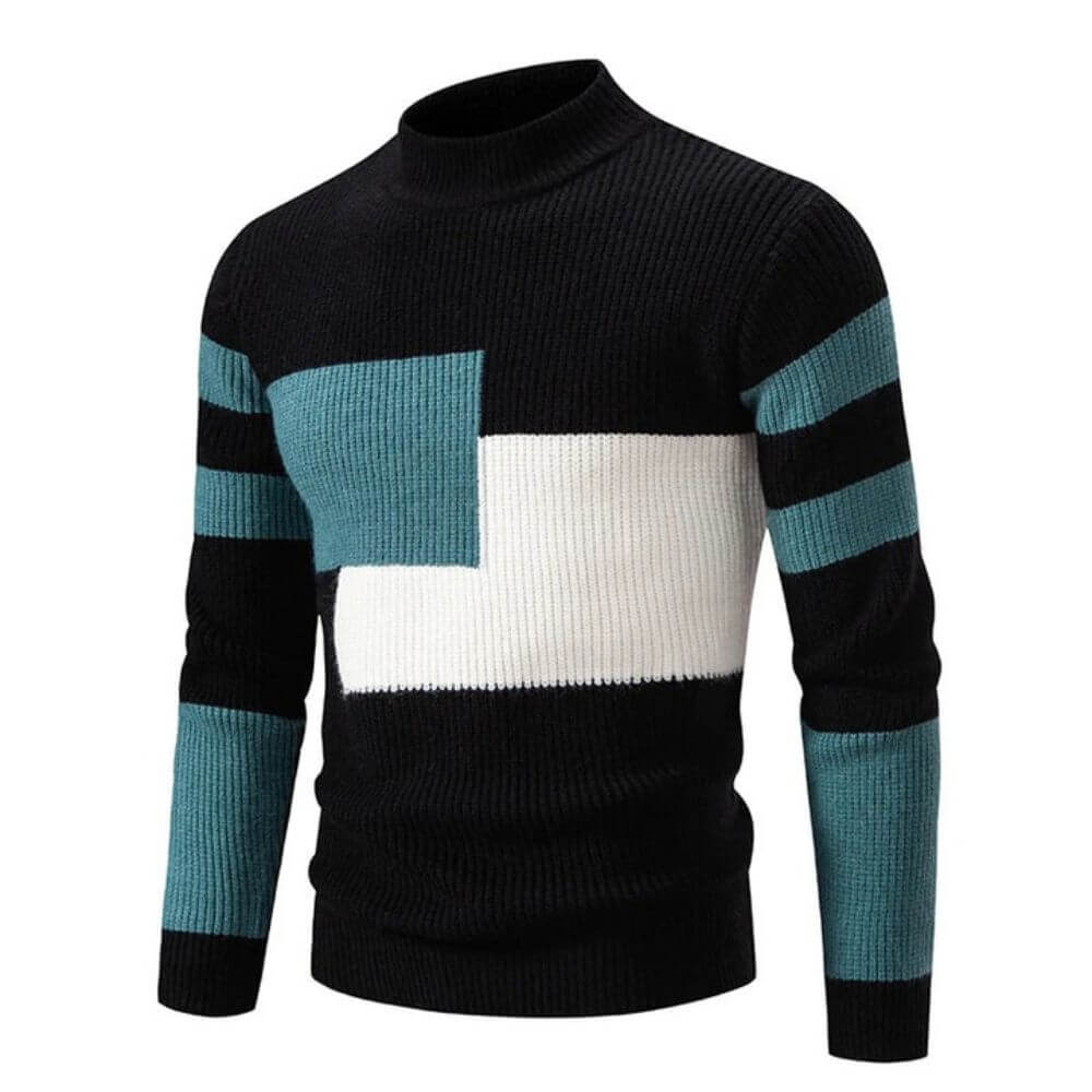 Ivyshape | Men's Colorblock Sweater