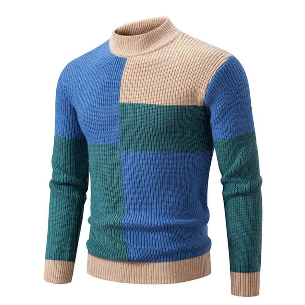 Ivyshape | Men's Colorblock Sweater