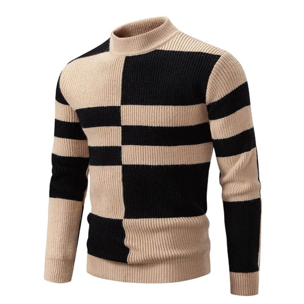 Ivyshape | Men's Colorblock Sweater