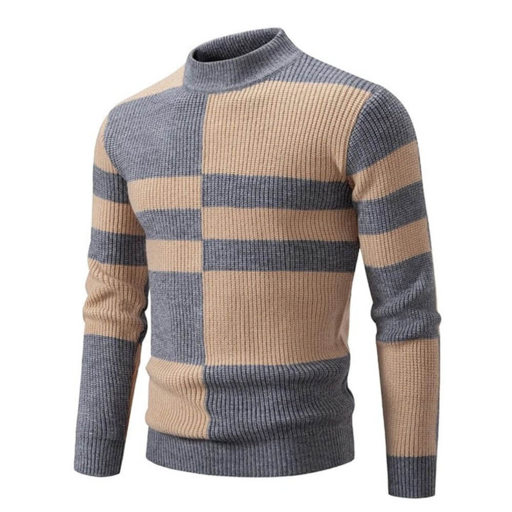 Ivyshape | Men's Colorblock Sweater