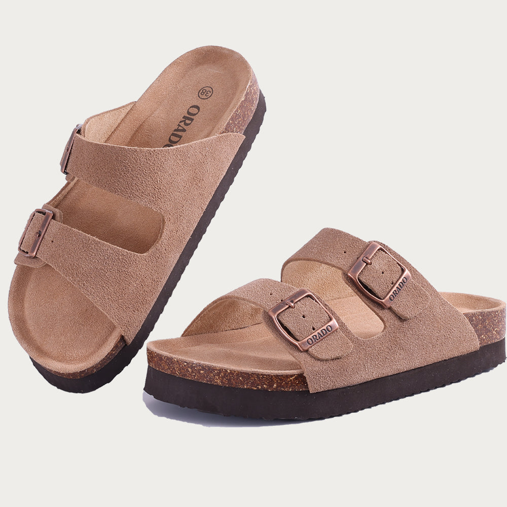 Stylish Double Buckle Clogs for Women