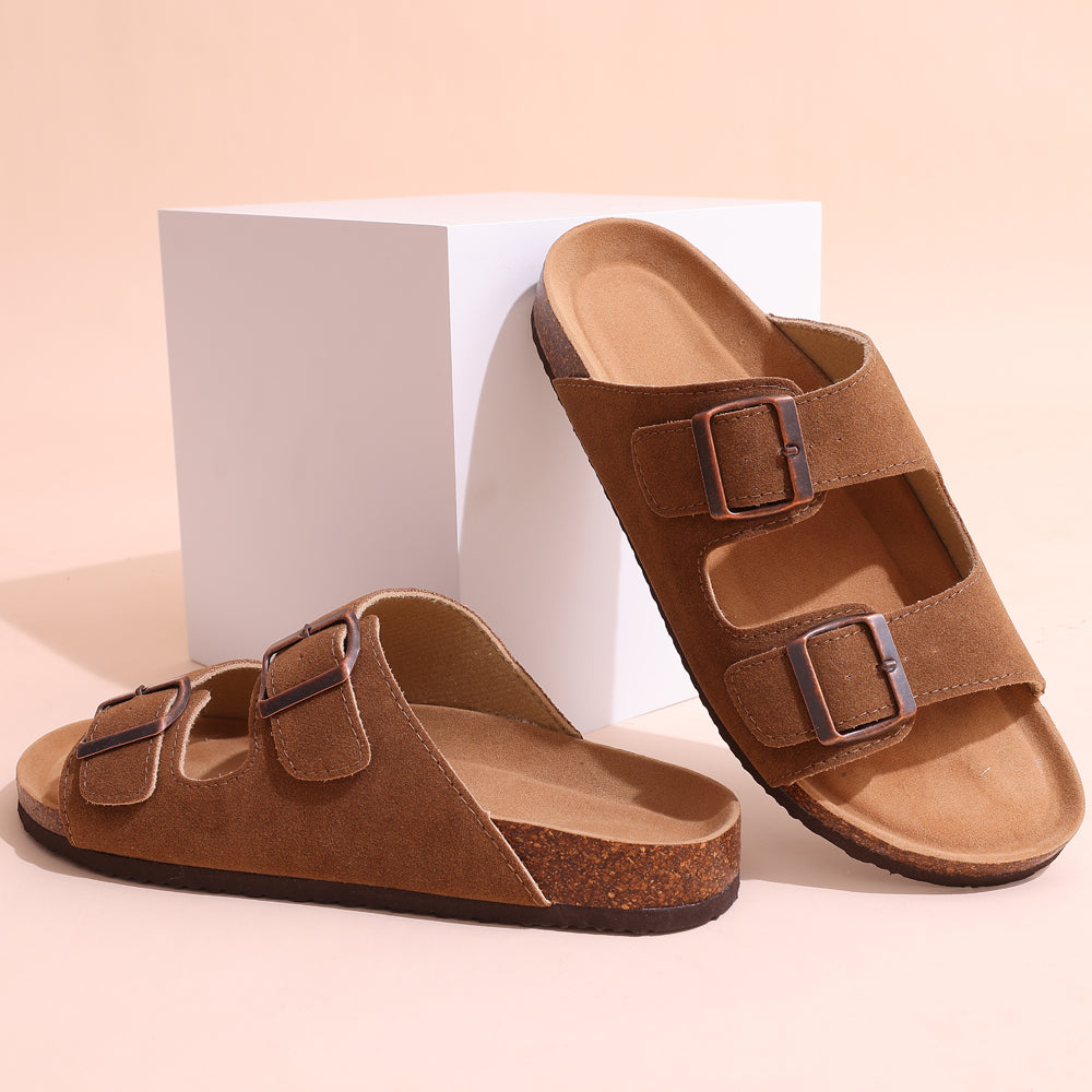 Stylish Double Buckle Clogs for Women