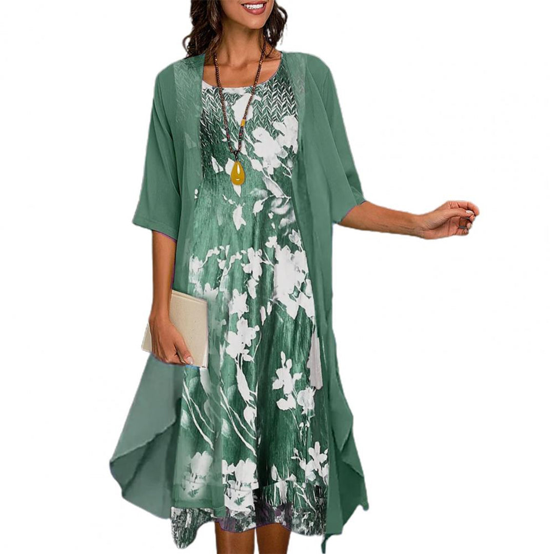 Ivyshape | Stylish Print Lightweight Summer Dress