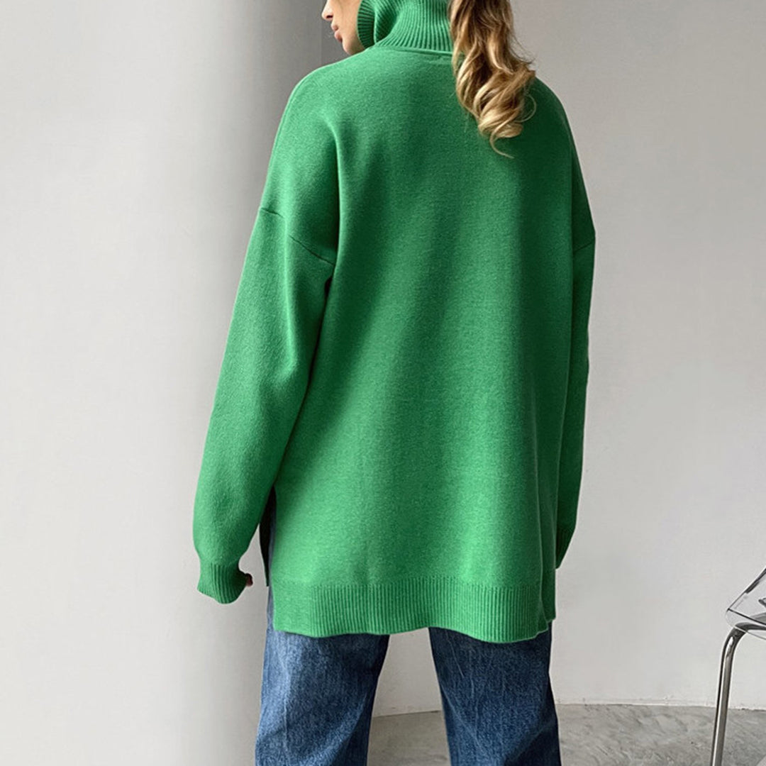 Ivyshape | Stylish Side Split Sweater