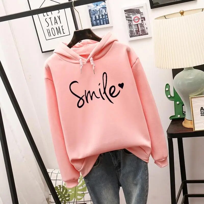 Ivyshape | Janet Smile-Love Hoodie