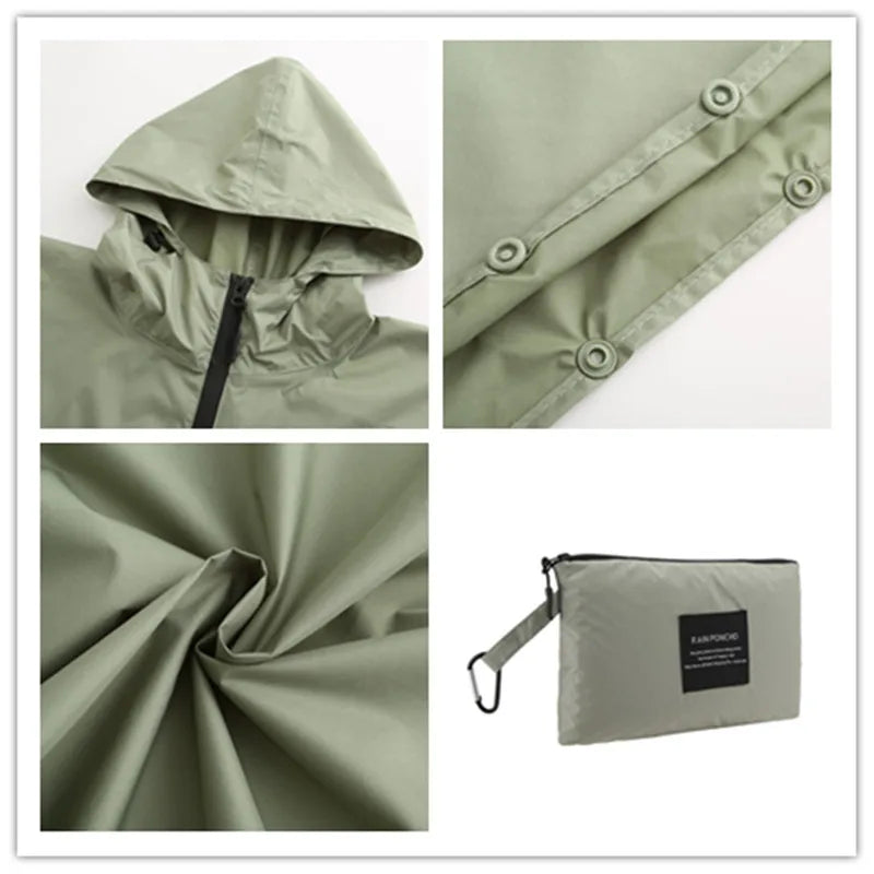 Ivyshape | Unisex Waterproof Poncho for Outdoor Activities