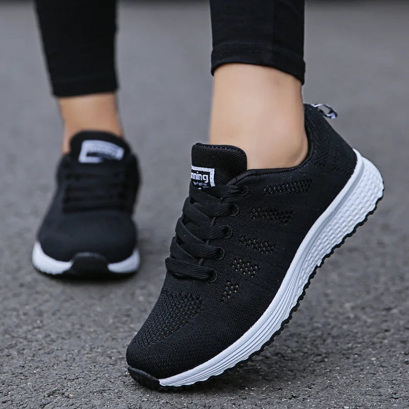 Chic Breathable Mesh Sneakers for Women