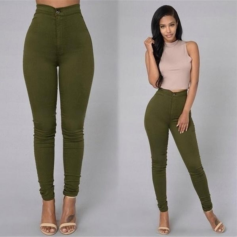 Ivyshape | Ladies Pants with High Waist for A Slim Silhouette