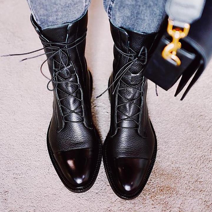 Ivyshape | Laced Heeled Boots