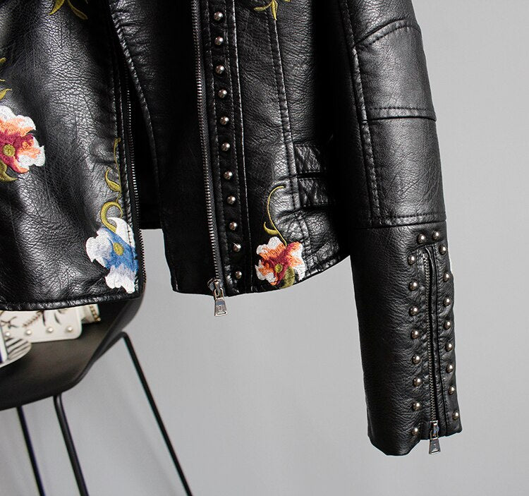 Blossom Floral Jacket (Black)