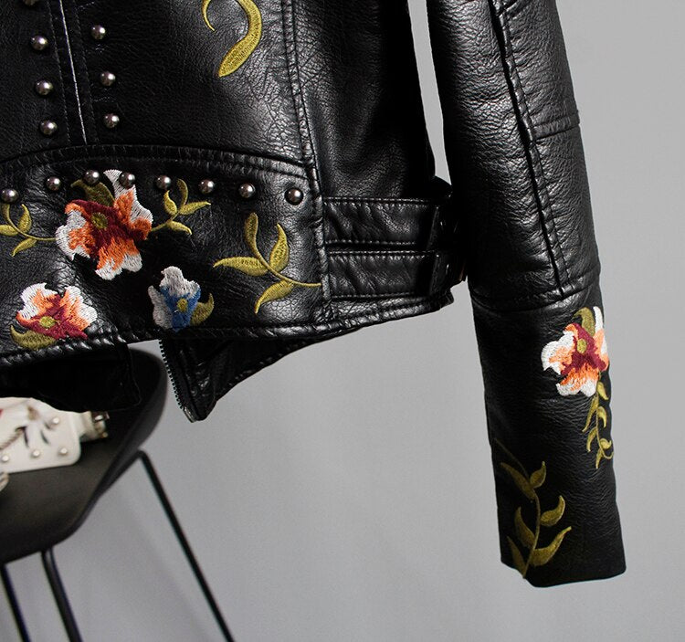 Blossom Floral Jacket (Black)