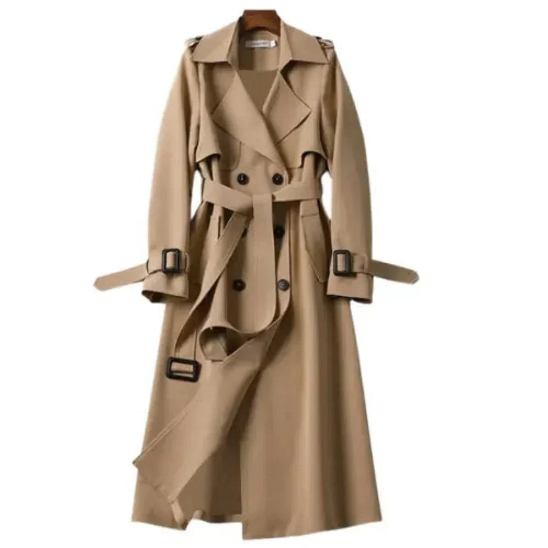 Ivyshape | Women's Warm Trench Coat Long