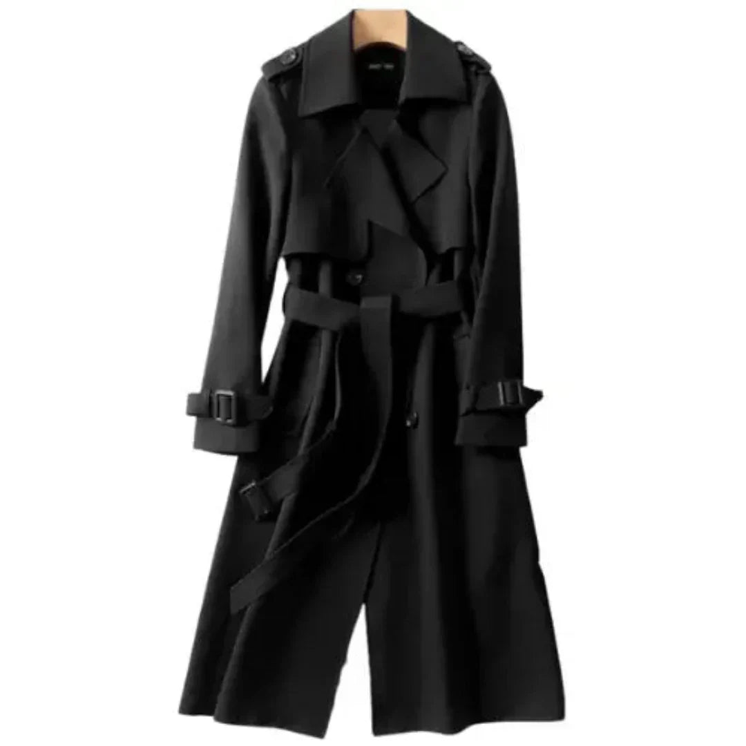 Ivyshape | Women's Warm Trench Coat Long