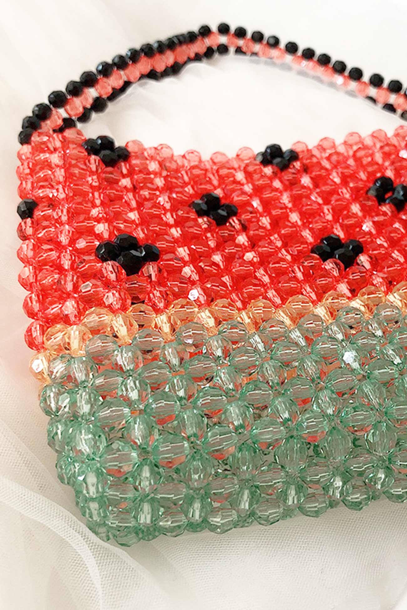 Watermelon Beaded Bag