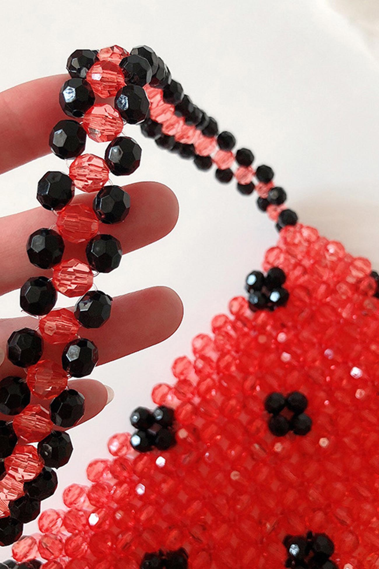 Watermelon Beaded Bag