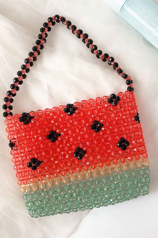 Watermelon Beaded Bag