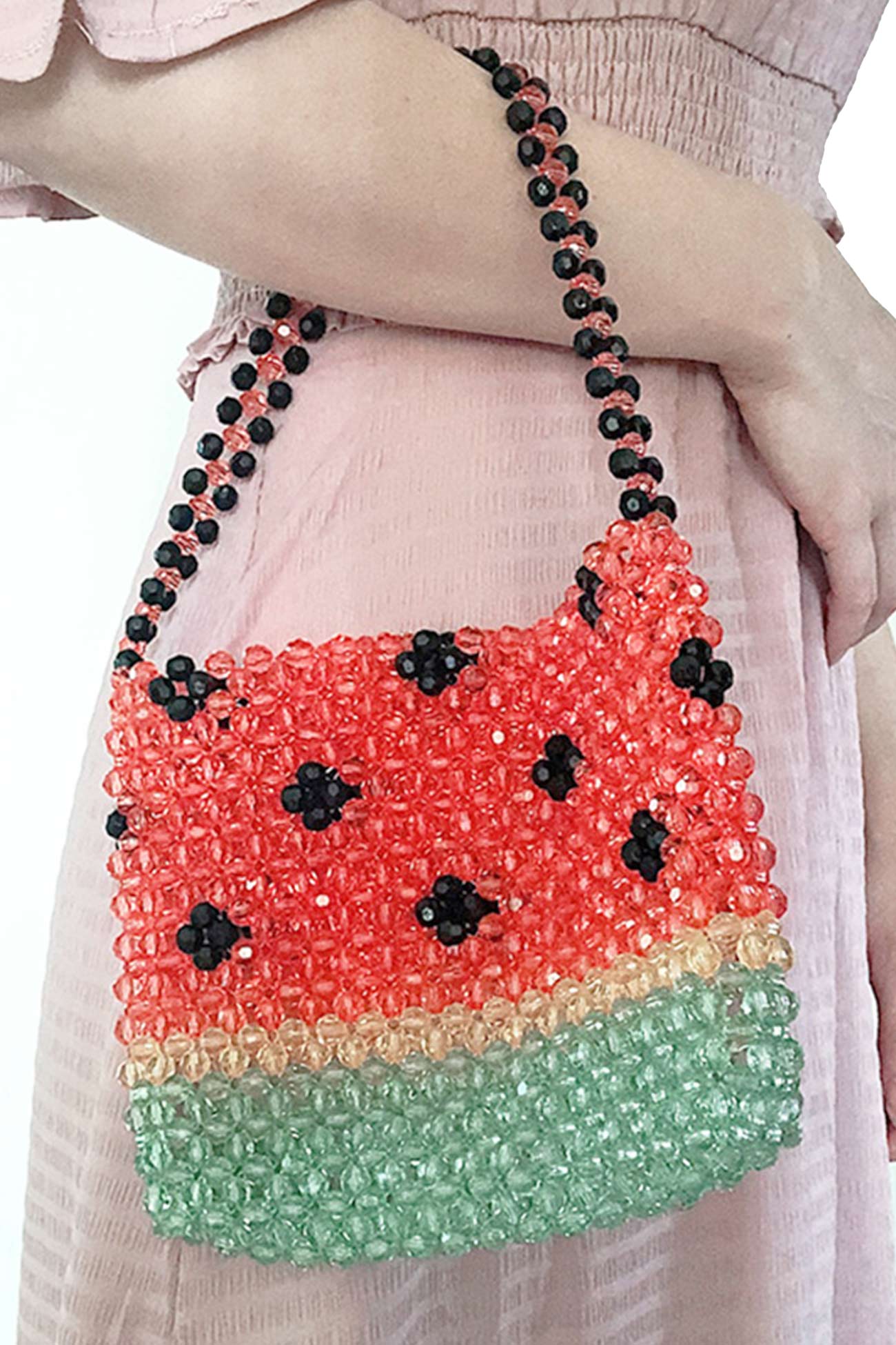 Watermelon Beaded Bag