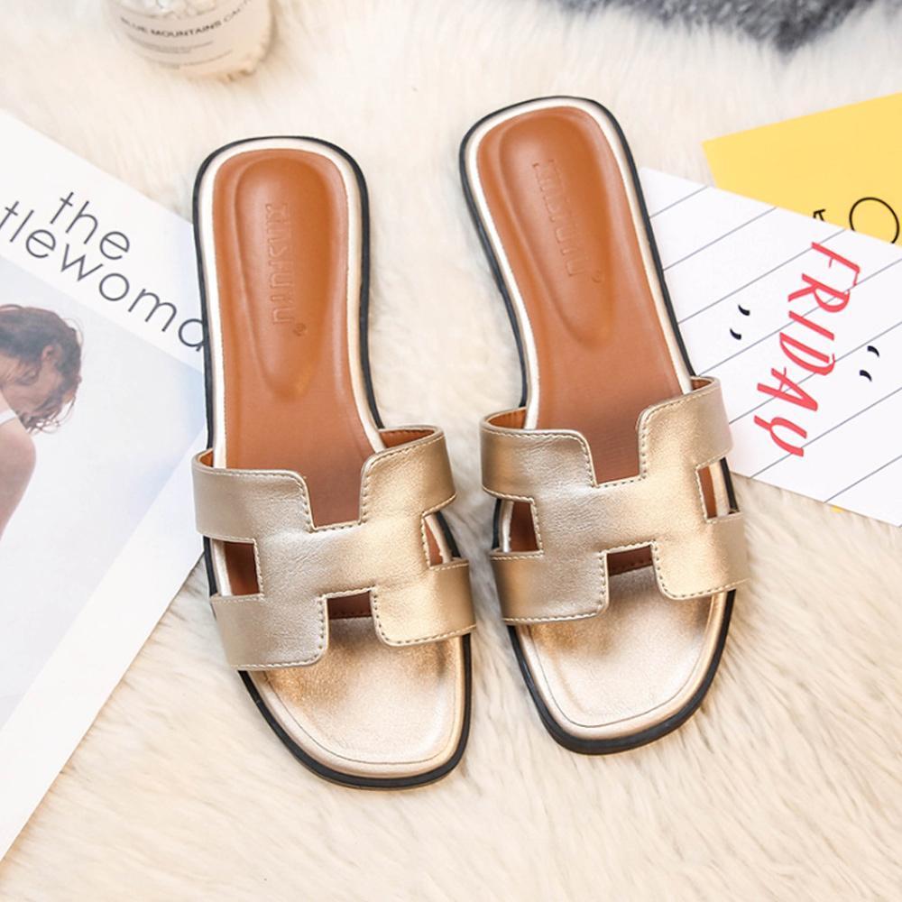 Flat Leather Sandals