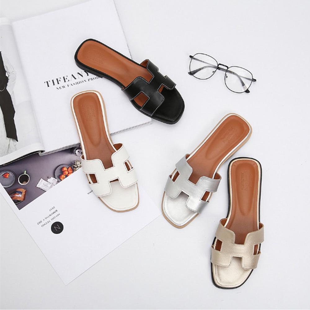 Flat Leather Sandals