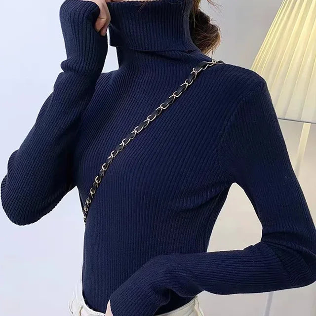 Ivyshape | Women's Cashmere Knit Pullovers