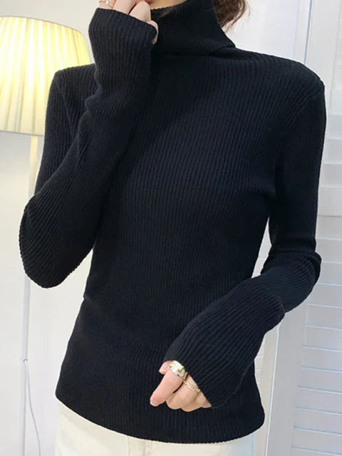 Ivyshape | Women's Cashmere Knit Pullovers