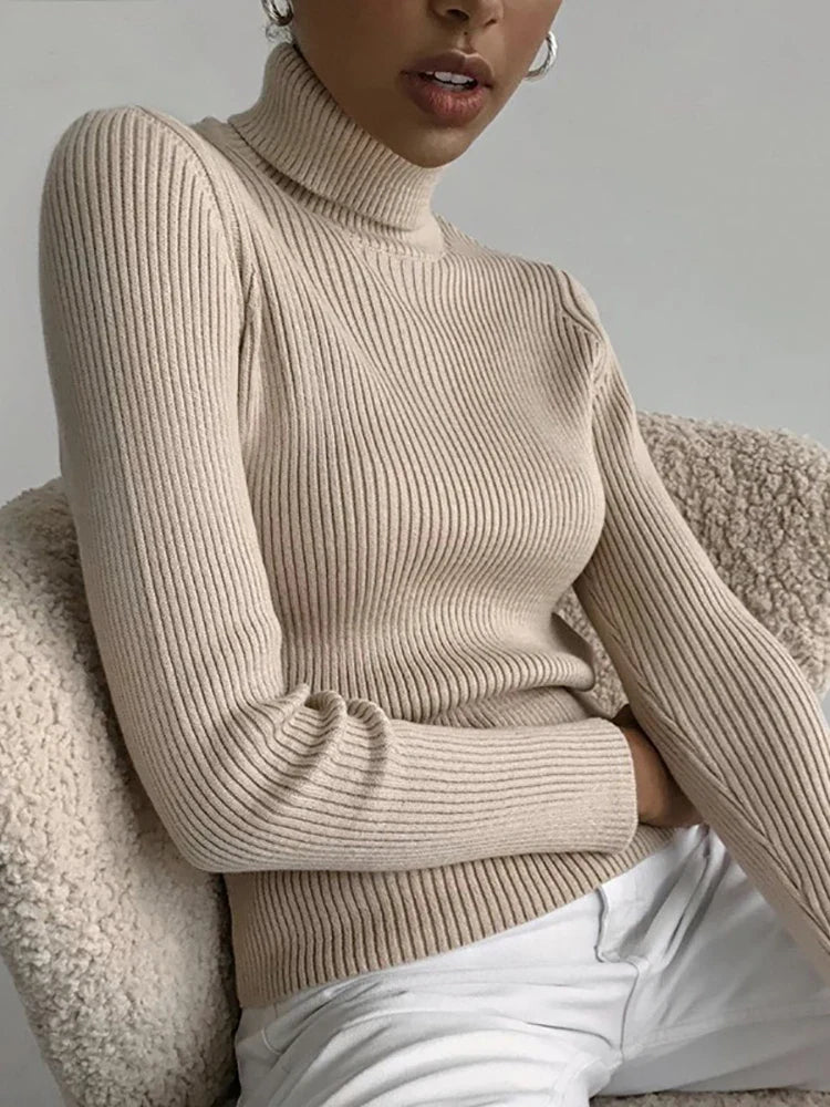 Ivyshape | Women's Cashmere Knit Pullovers