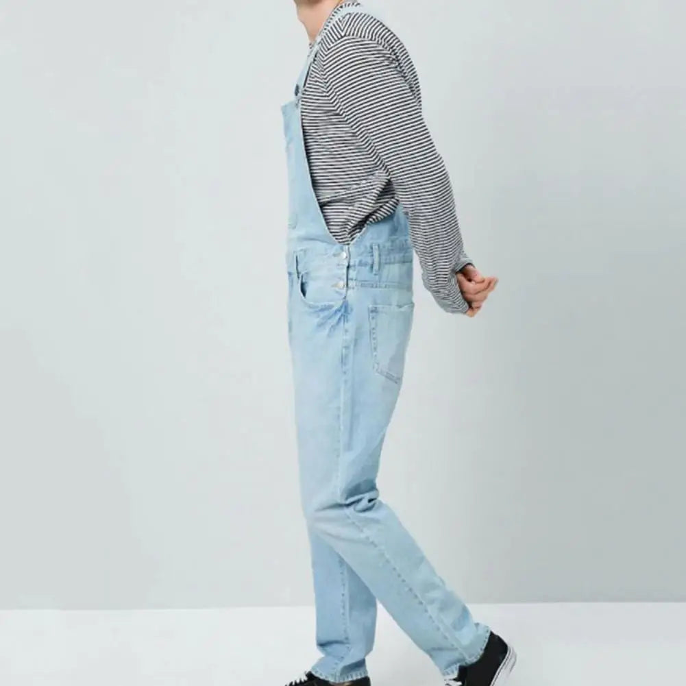 Ivyshape | Denim Jumpsuit for Men