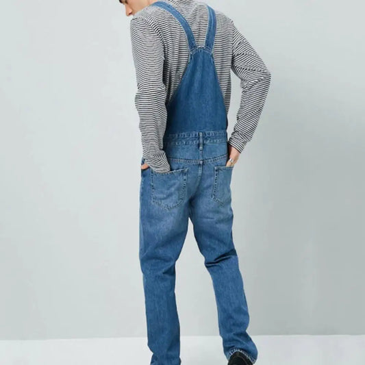 Ivyshape | Denim Jumpsuit for Men