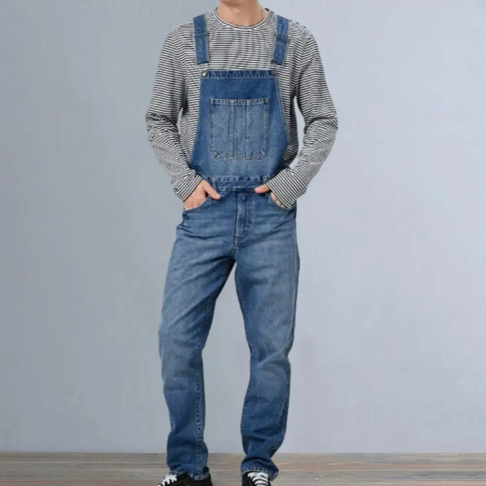 Ivyshape | Denim Jumpsuit for Men