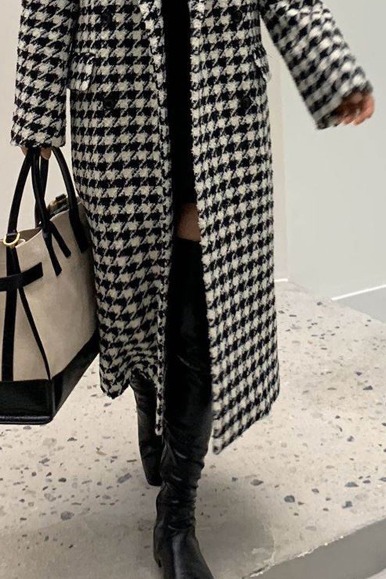 Back Slit Long Coat