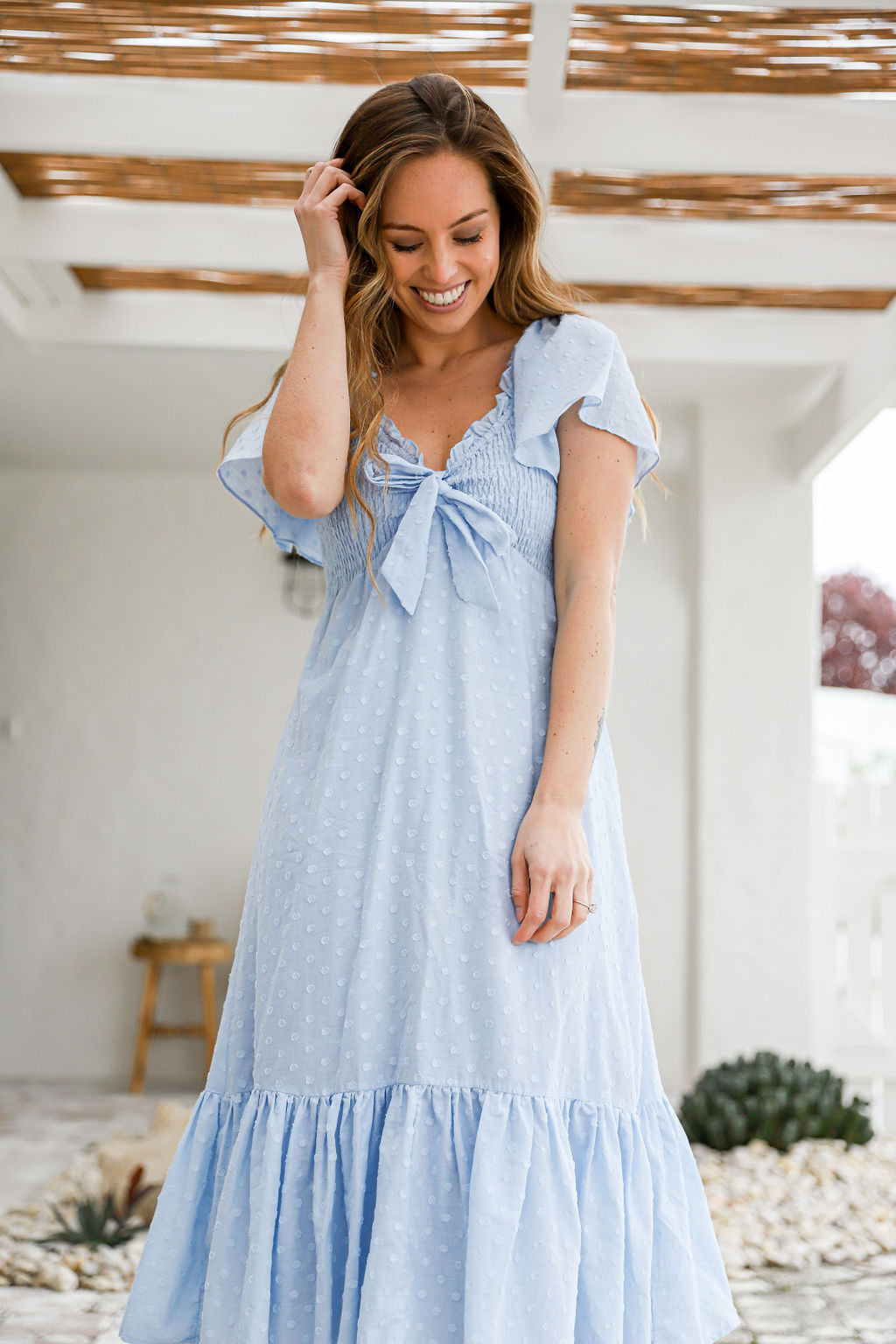 Zella Dress - Cyan