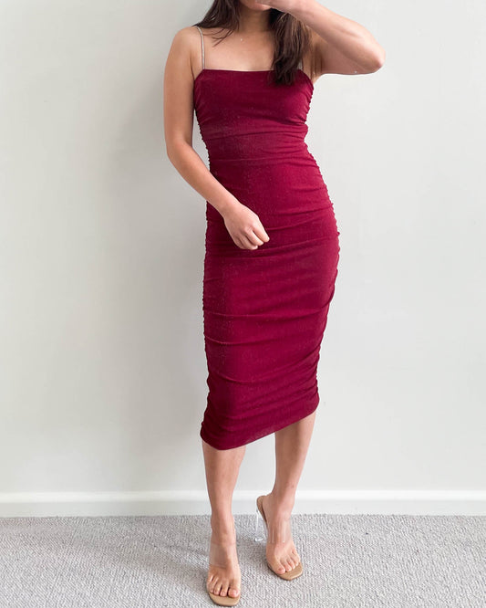 Love Dress Burgundy