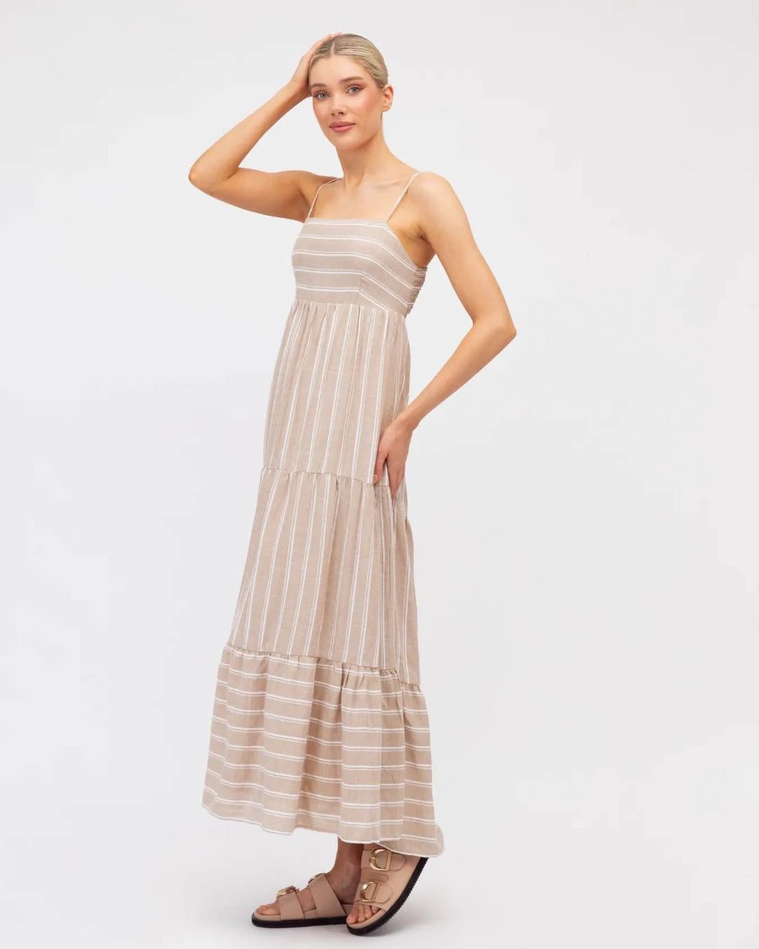 Stripes Maxi Dress