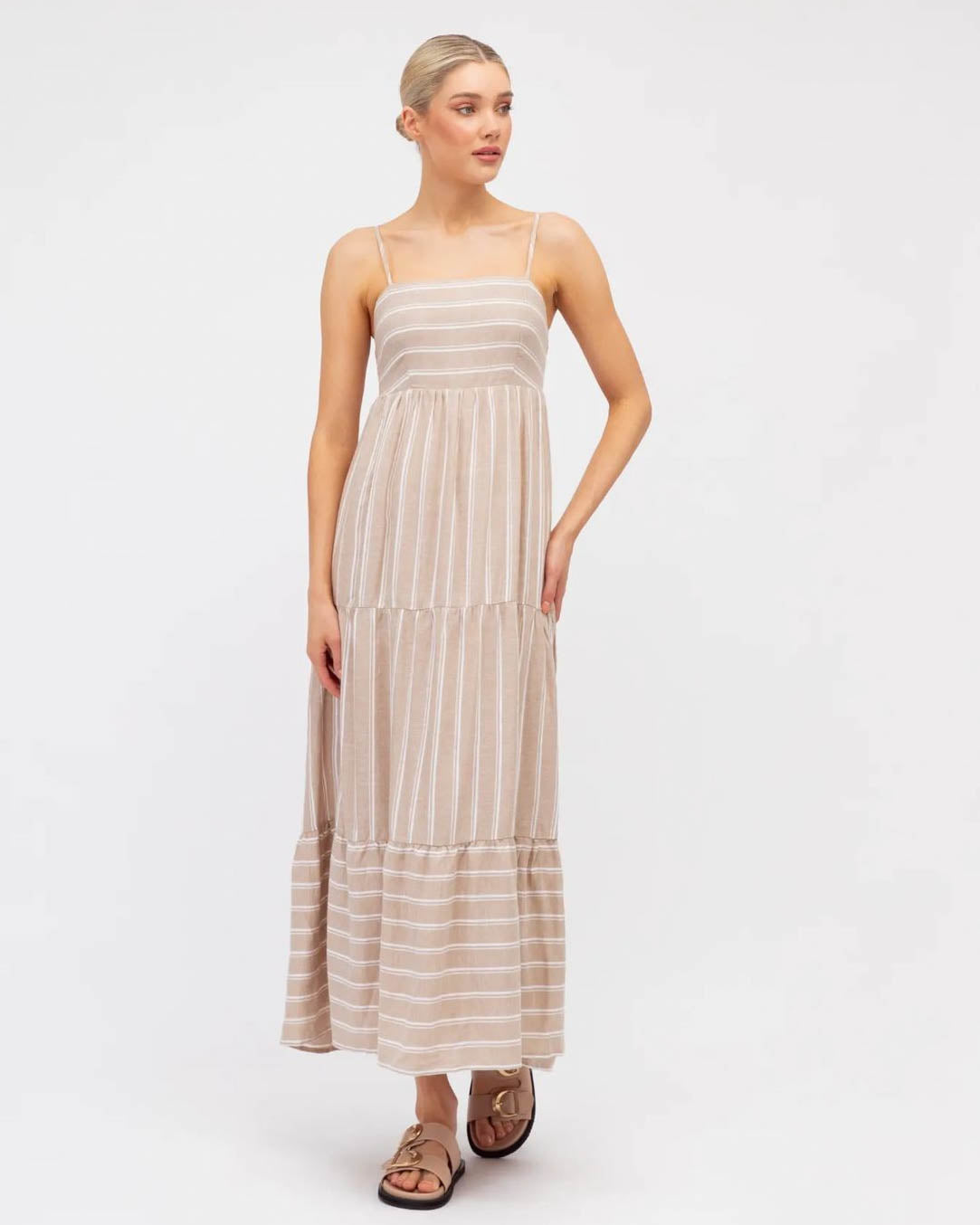 Stripes Maxi Dress