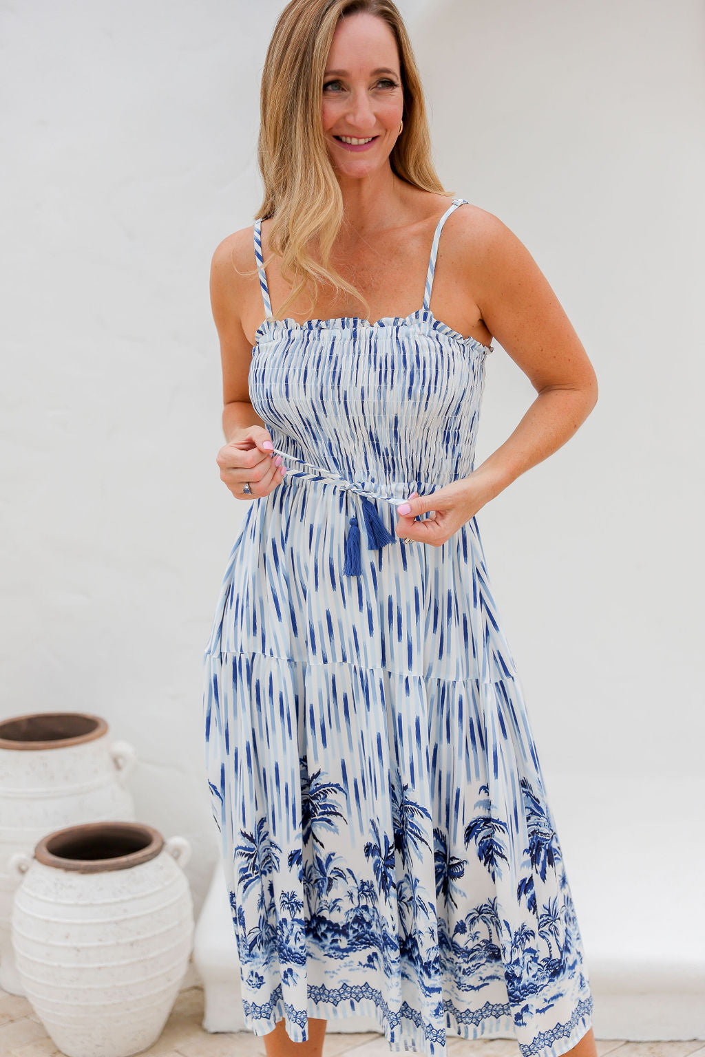 Lexy Dress - Blue Peninsula